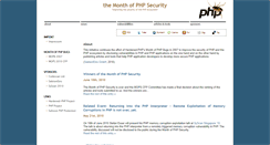 Desktop Screenshot of blog.php-security.org