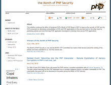Tablet Screenshot of blog.php-security.org